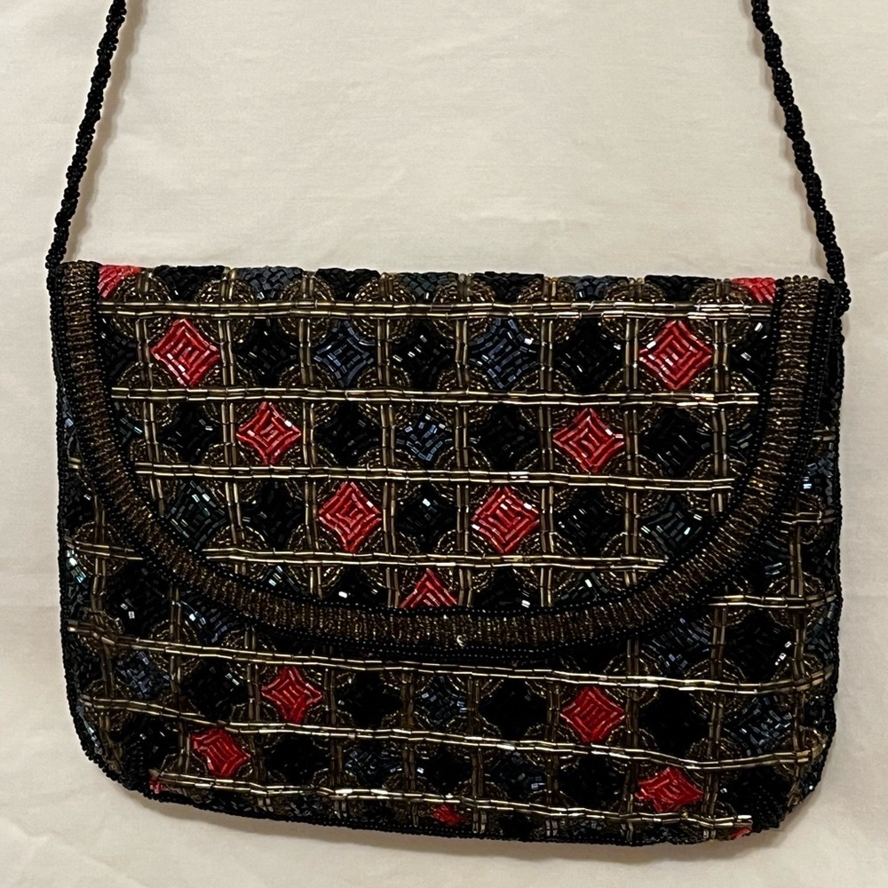 Beaded Purse With Beaded Strap